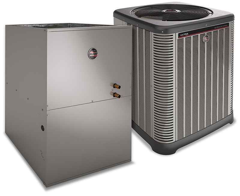 Ruud Air Conditioner with Hydronic Air Handler
